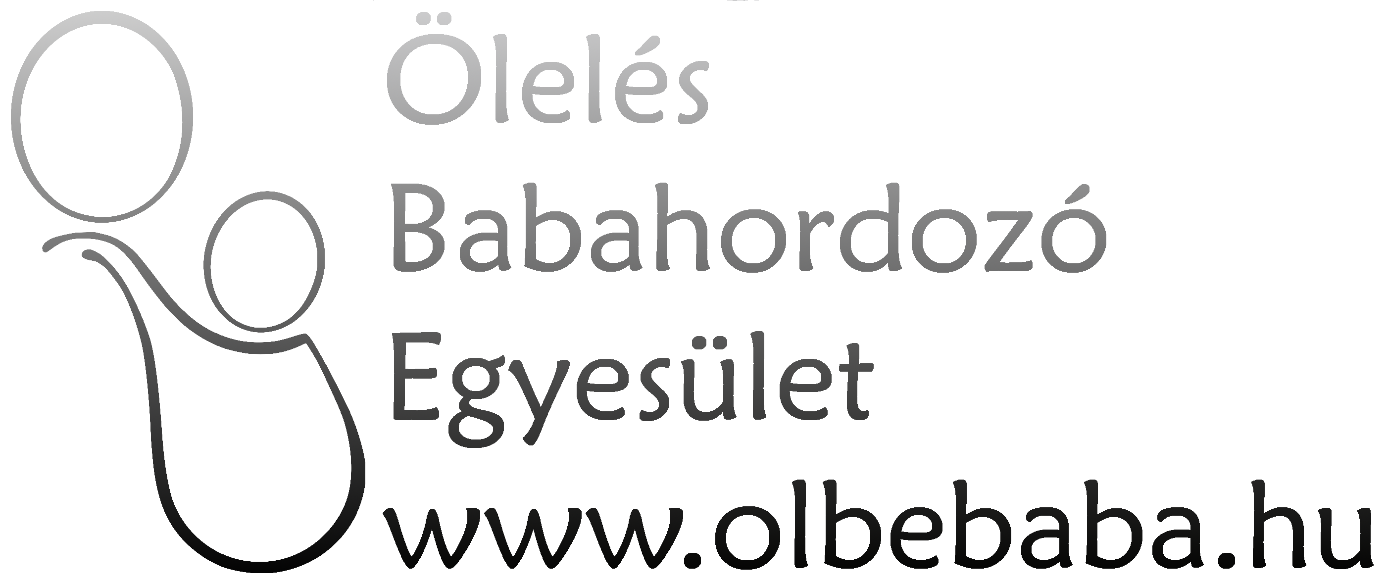 Fekete-fehér logó teljes névvel